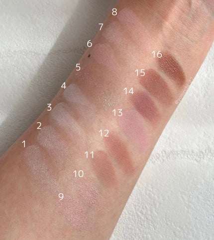 ソフトブラーリングアイパレット/wakemake/アイシャドウパレットを使ったクチコミ(3枚目)