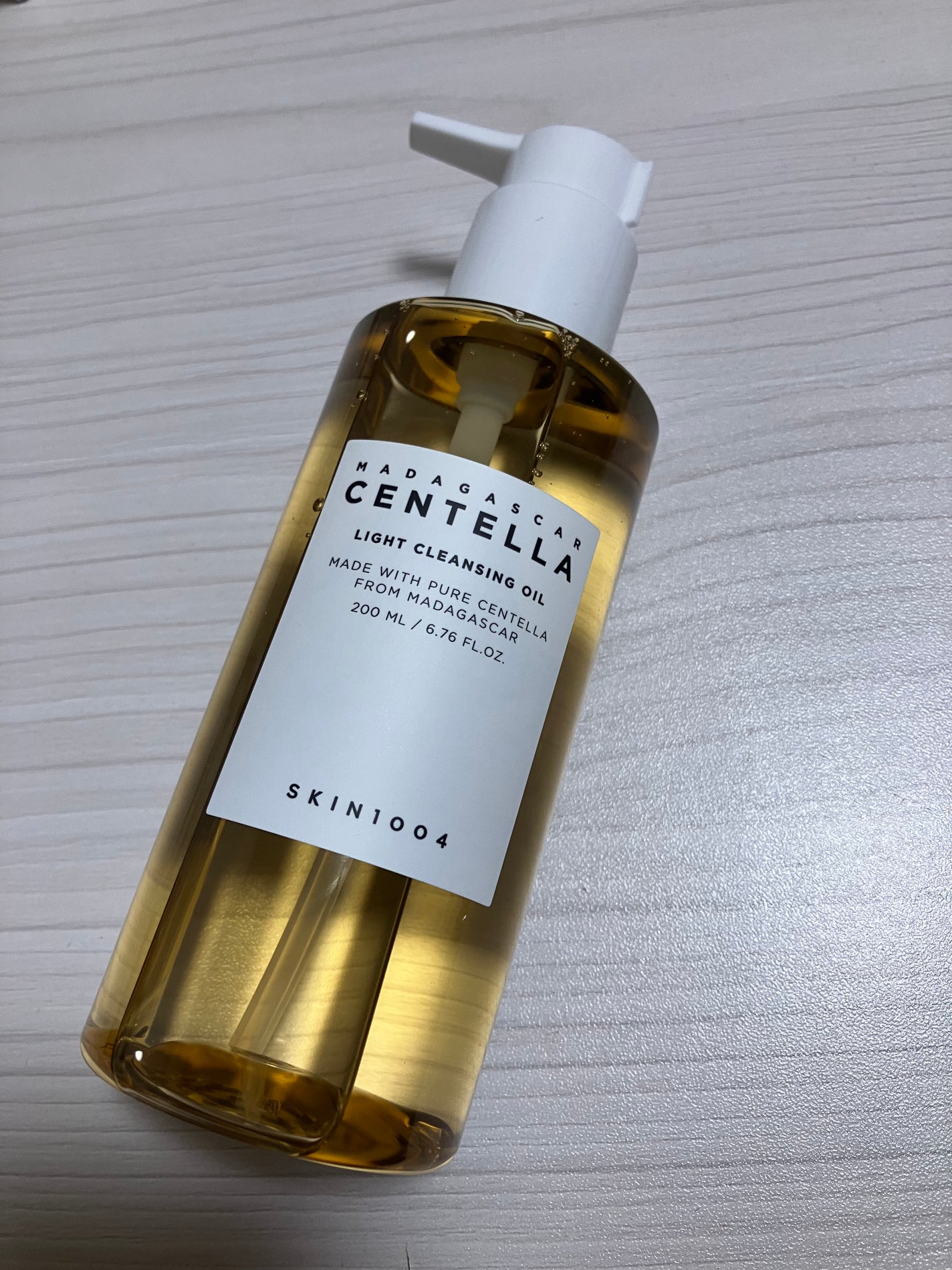センテラ ライトクレンジングオイル/SKIN1004/オイルクレンジングを使ったクチコミ(1枚目)