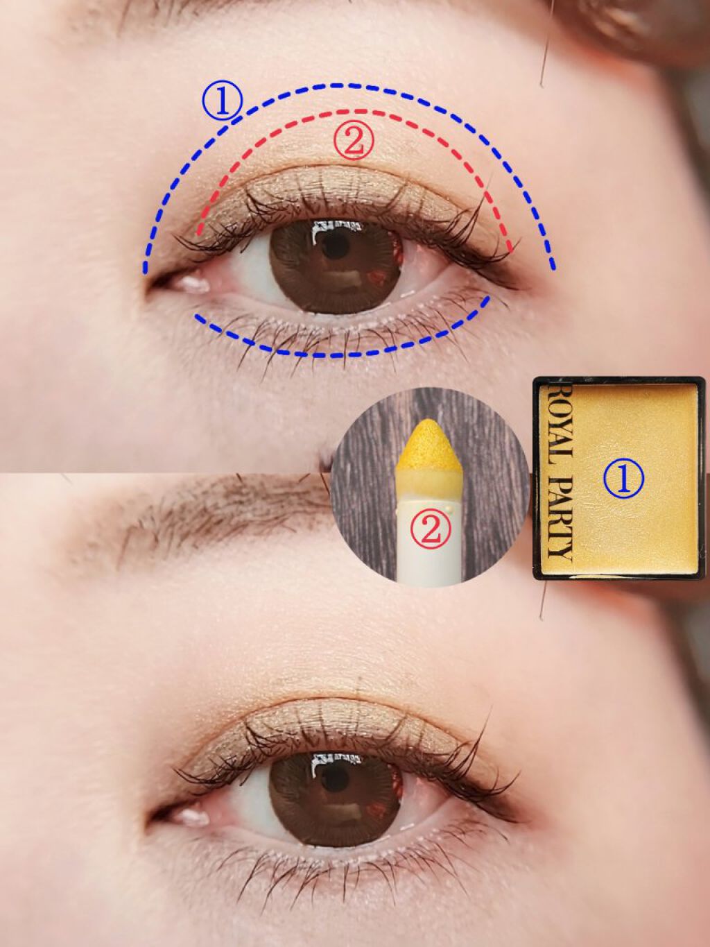 パウダー&ライナー/sopo/スティックアイシャドウを使ったクチコミ（3枚目）