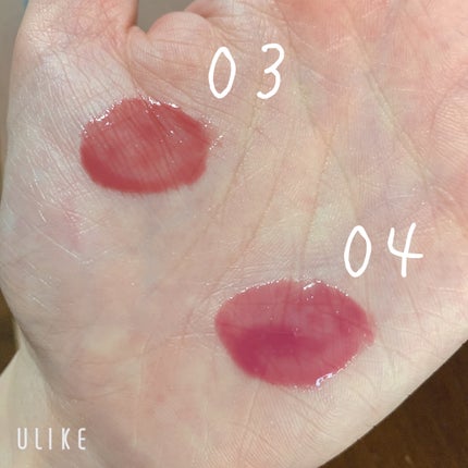 グラスティングカラーグロス/rom&nd/リップグロスを使ったクチコミ(5枚目)