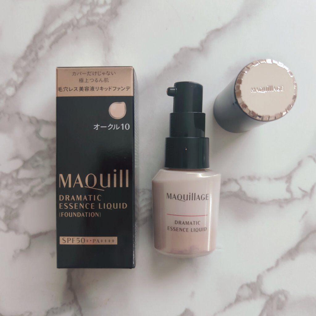 ドラマティックエッセンスリキッド/マキアージュ/リキッドファンデーションを使ったクチコミ（1枚目）