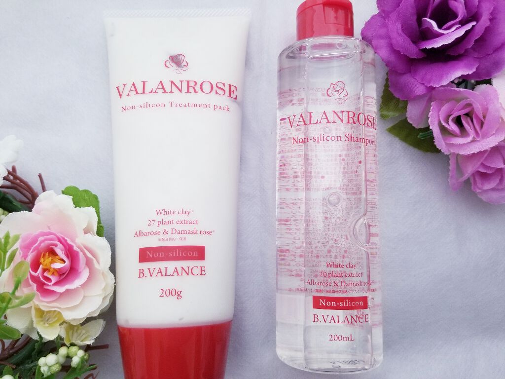 ノンシリコンシャンプー&トリートメント/VALANROSE/市販シャンプーを使ったクチコミ(1枚目)
