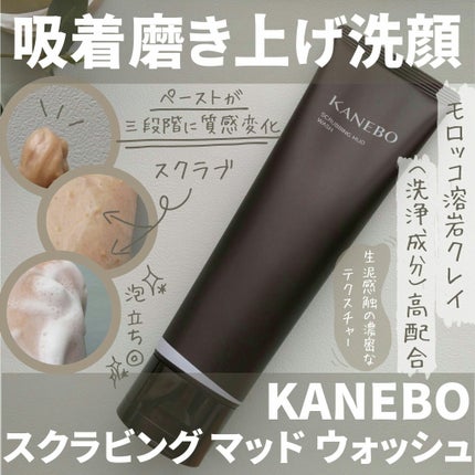 スクラビング マッド ウォッシュ/KANEBO/洗顔フォームを使ったクチコミ(1枚目)