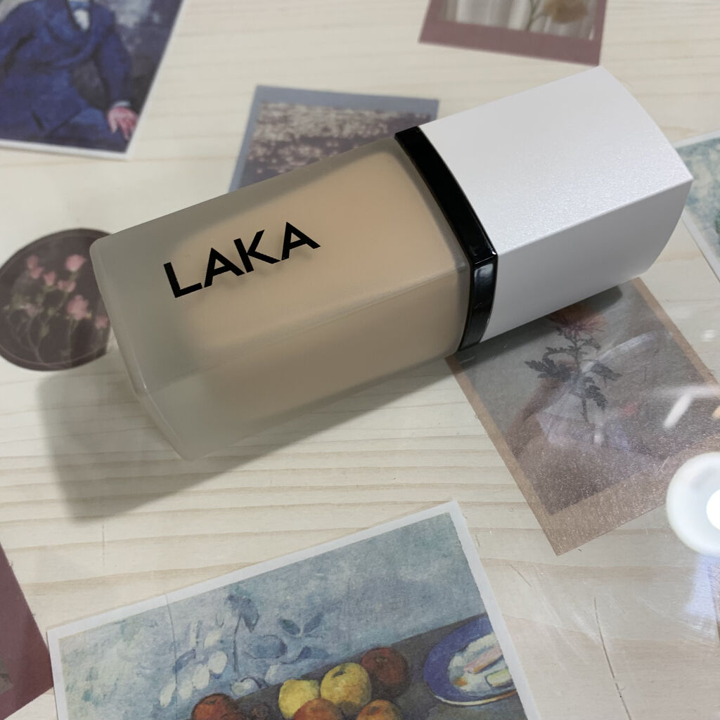 Laka シン スティラー UV ファンデーション のクチコミ「《 LAKA シン スティラー UV ファンデーション 》

価         格▶︎3,5.....」（1枚目）