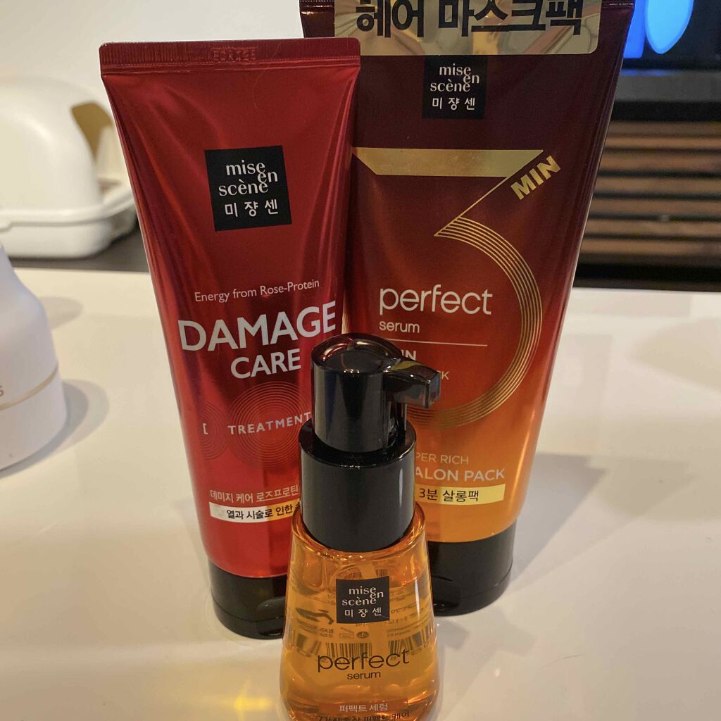 ダメージケアトリートメント/miseenscene/洗い流すヘアトリートメントを使ったクチコミ（1枚目）