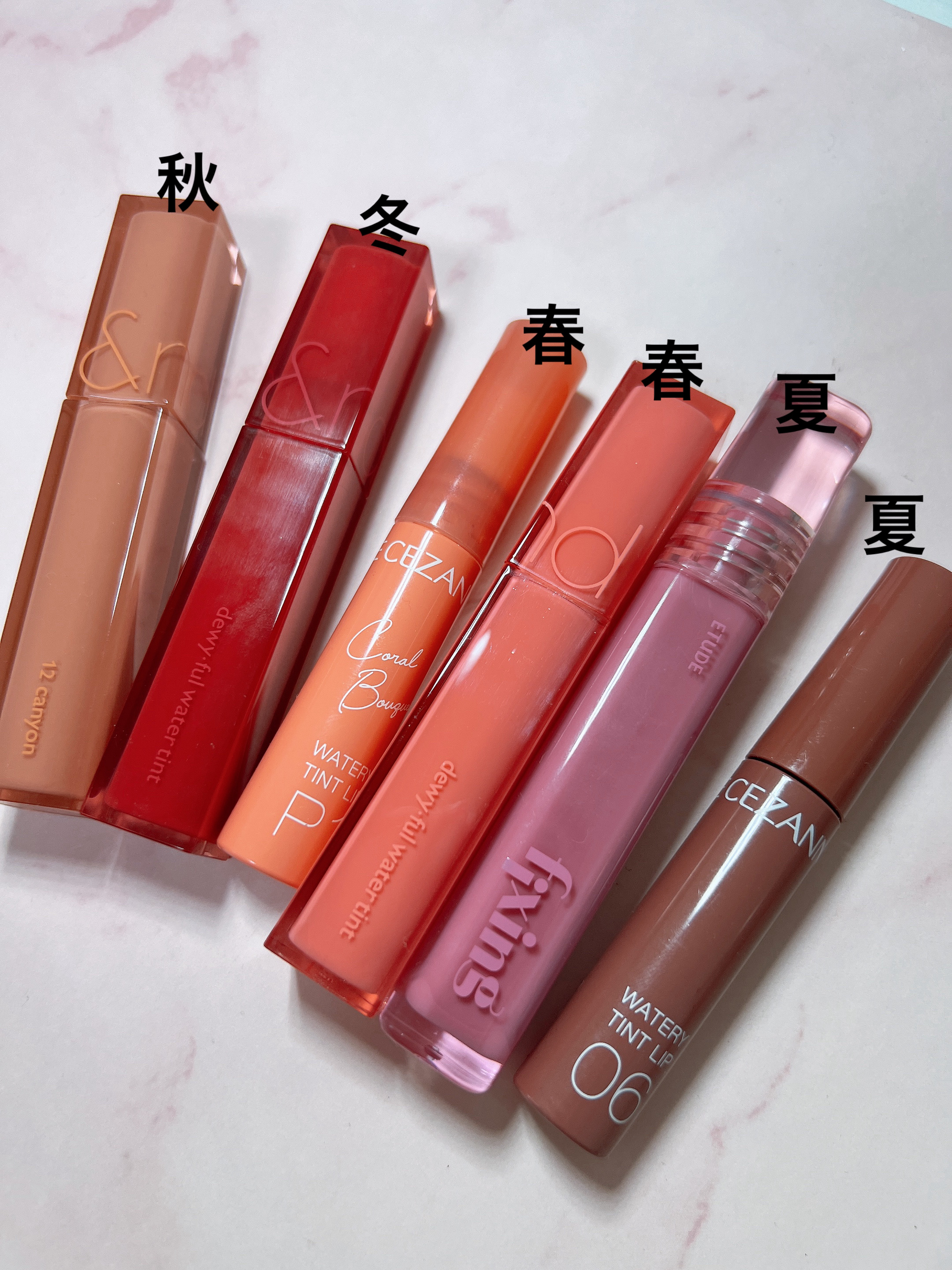 デュイフルウォーターティント/rom&nd/リップティントを使ったクチコミ（2枚目）