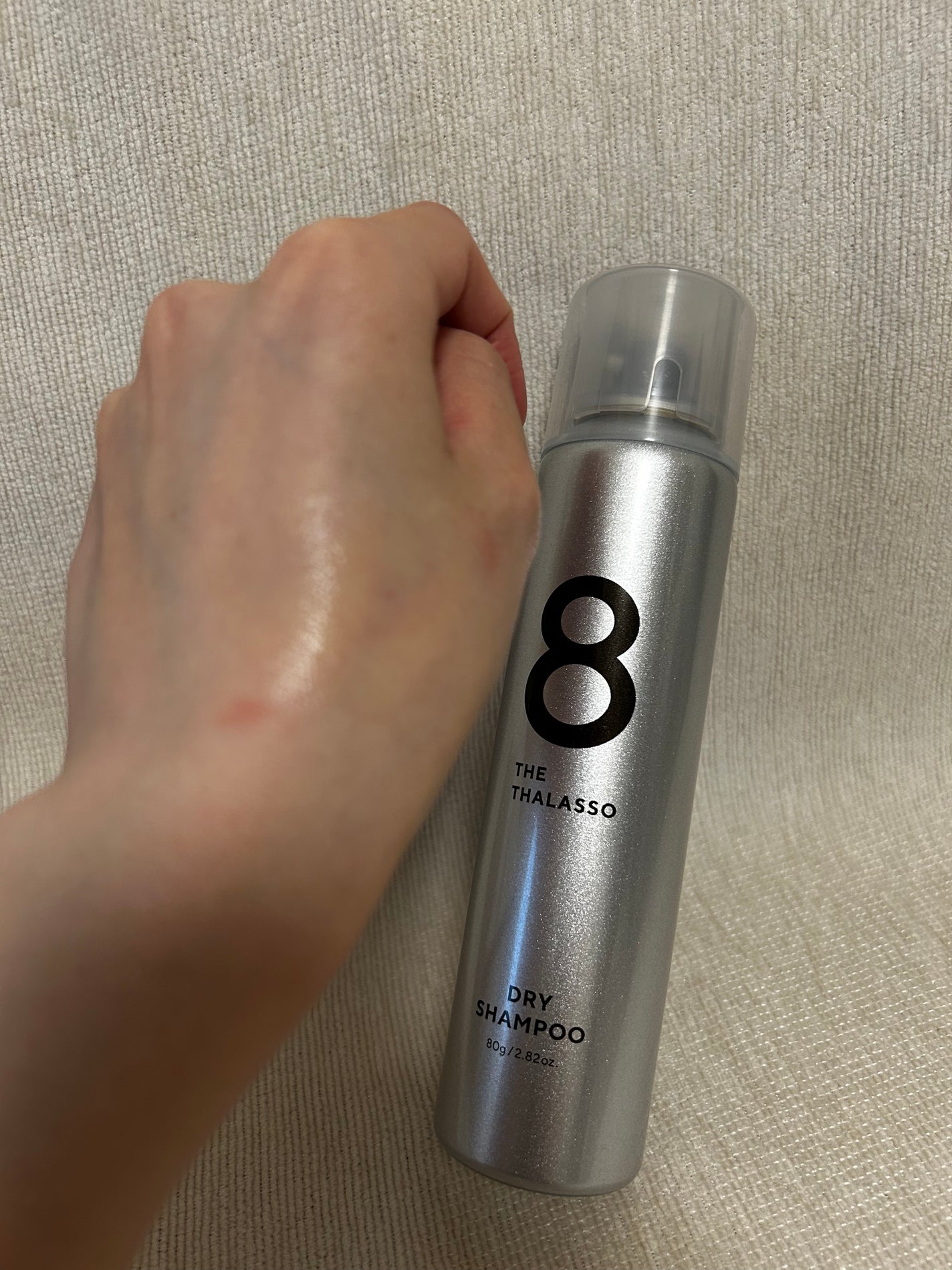 ウォーターレス ドライシャンプー(無香料)/エイトザタラソ/ドライシャンプーを使ったクチコミ(2枚目)