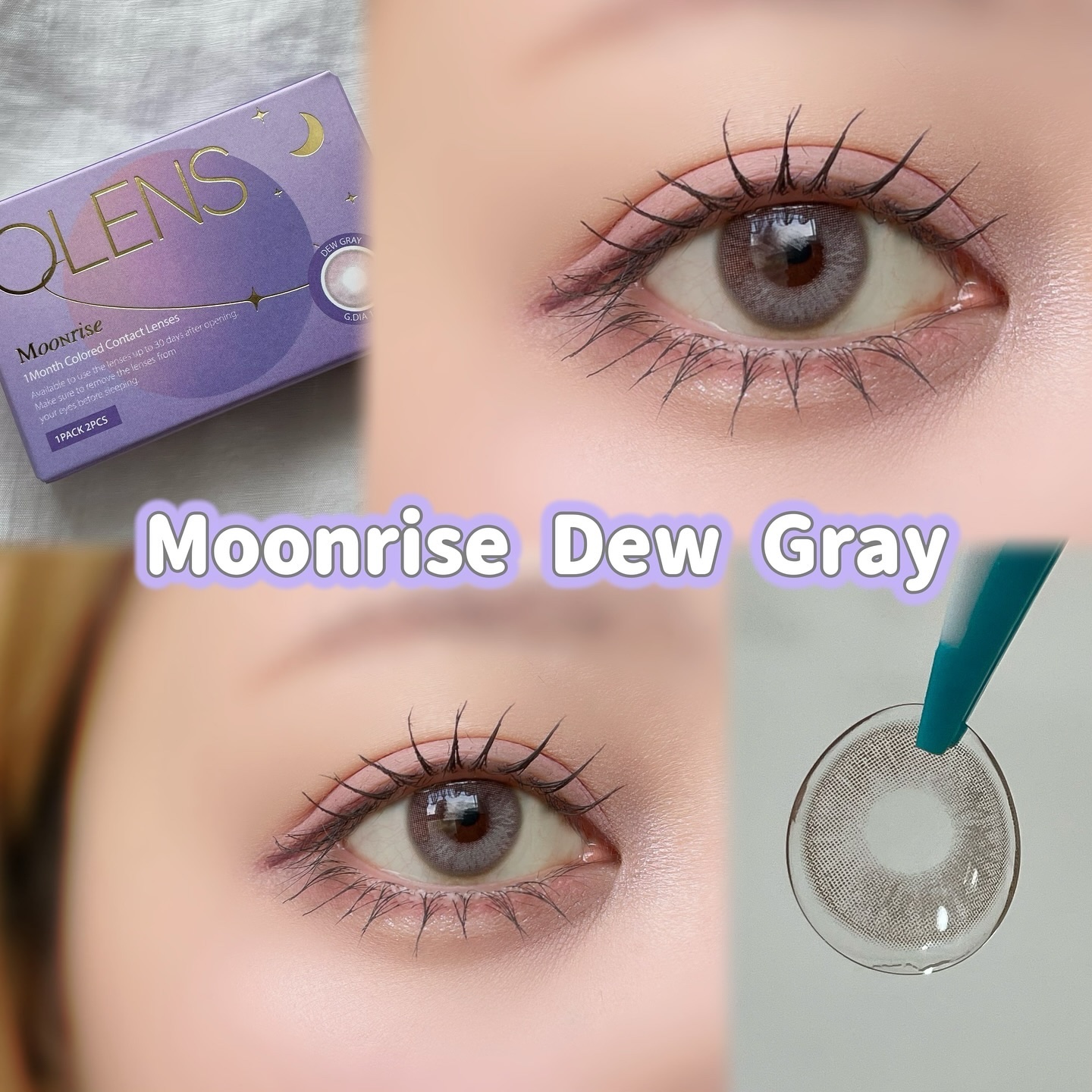 ムーンライズデュー/OLENS/１ヶ月（１MONTH）カラコンを使ったクチコミ（2枚目）