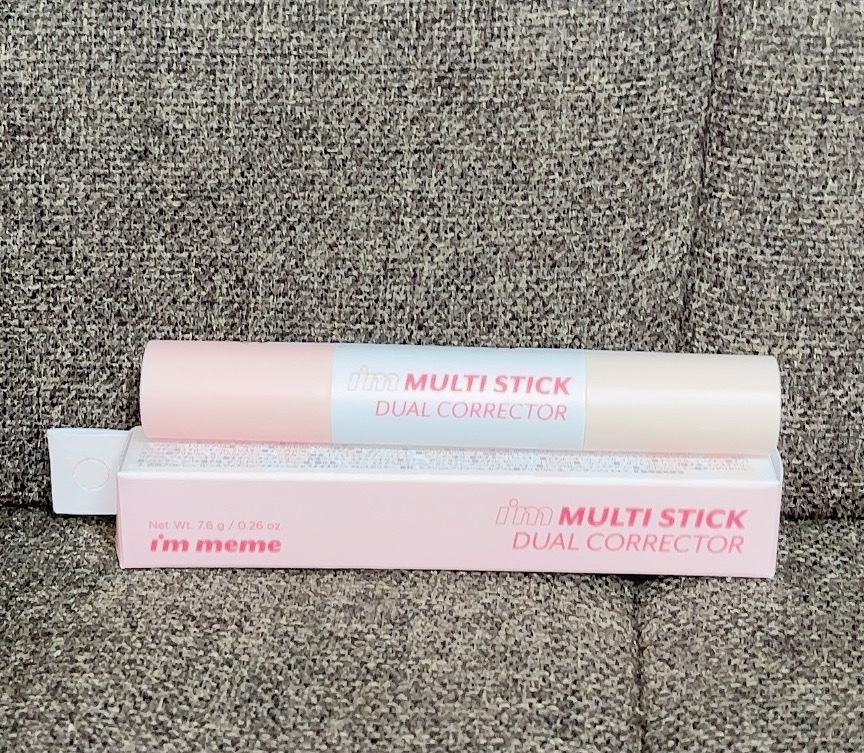 アイムマルチスティックデュアルコレクター 001 マーブルベージュ×ソフトピンク/i’m meme/スティックコンシーラーを使ったクチコミ（1枚目）