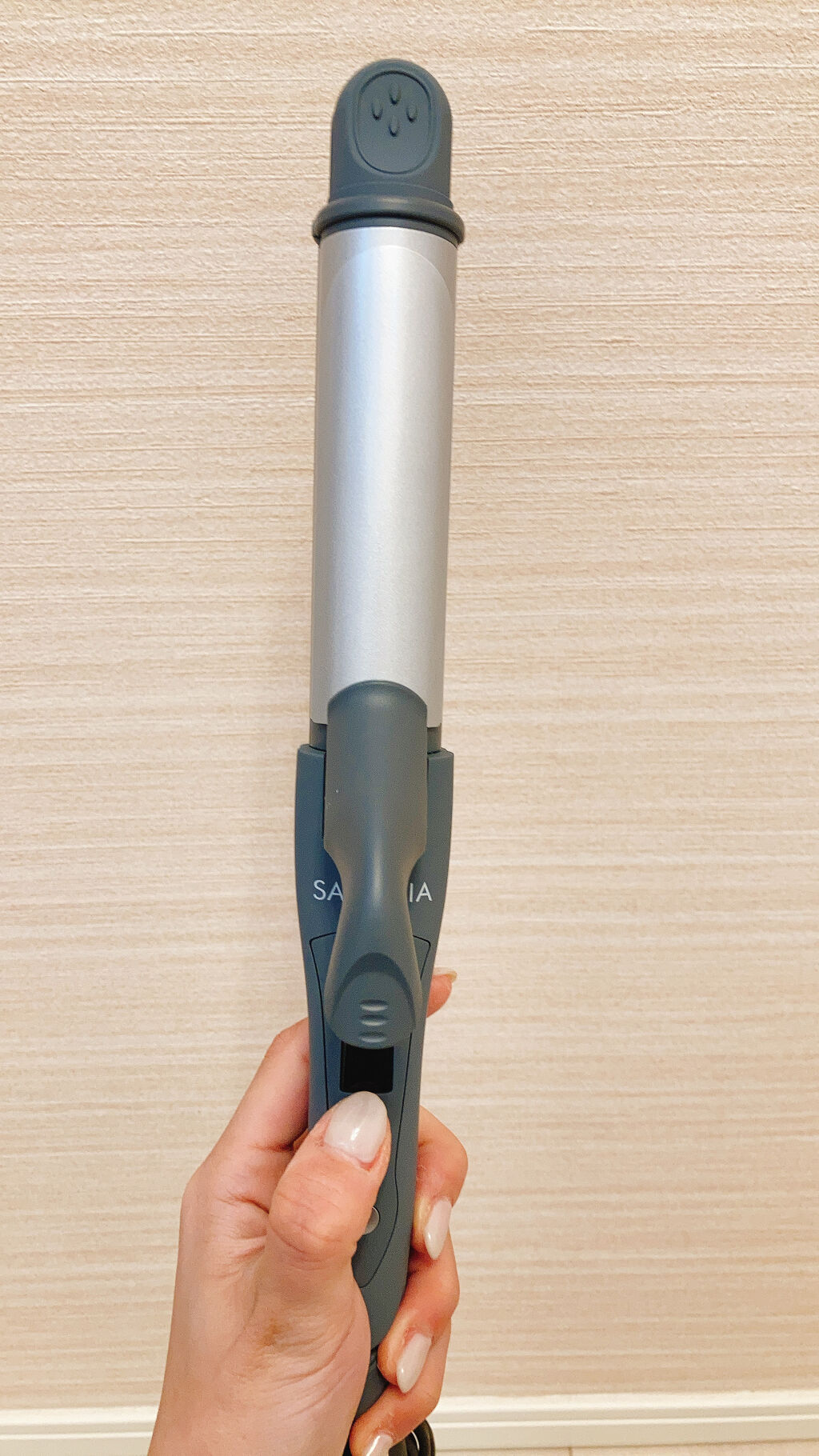 SALONIA 2WAYヘアアイロン グレー(WEB限定)/SALONIA/その他ヘアアイロンを使ったクチコミ（2枚目）