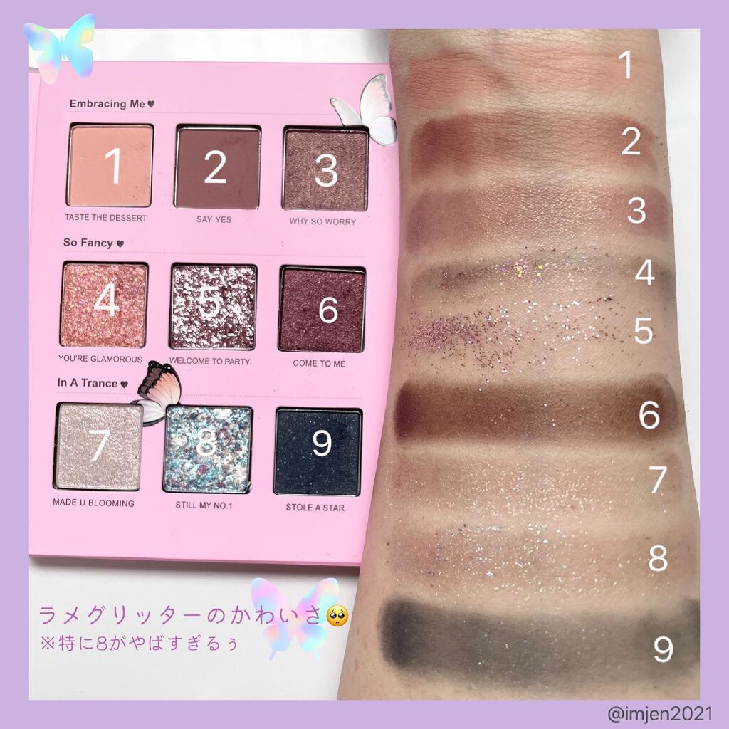 Kitschue I Gotcha Eye Pallete/YOUR BRAND/アイシャドウパレットを使ったクチコミ（3枚目）