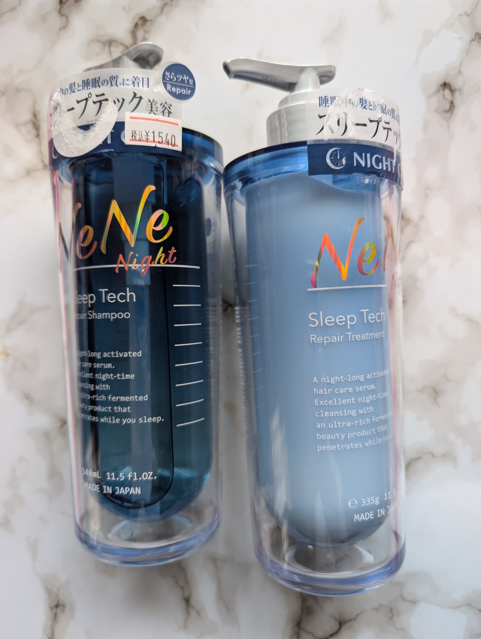 スリープテック リペア シャンプー／ヘアトリートメント/NeNe Night/市販シャンプーを使ったクチコミ（1枚目）