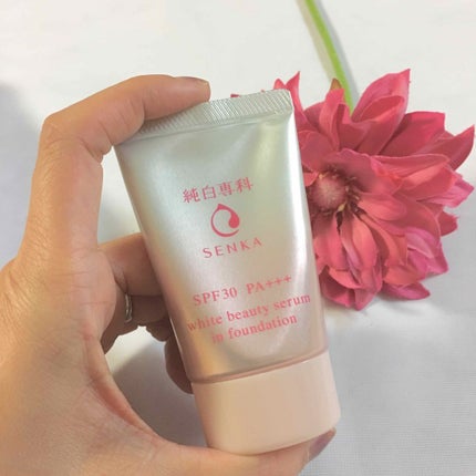純白専科 すっぴん色づく美容液フォンデュ/SENKA(専科)/リキッドファンデーションを使ったクチコミ(4枚目)