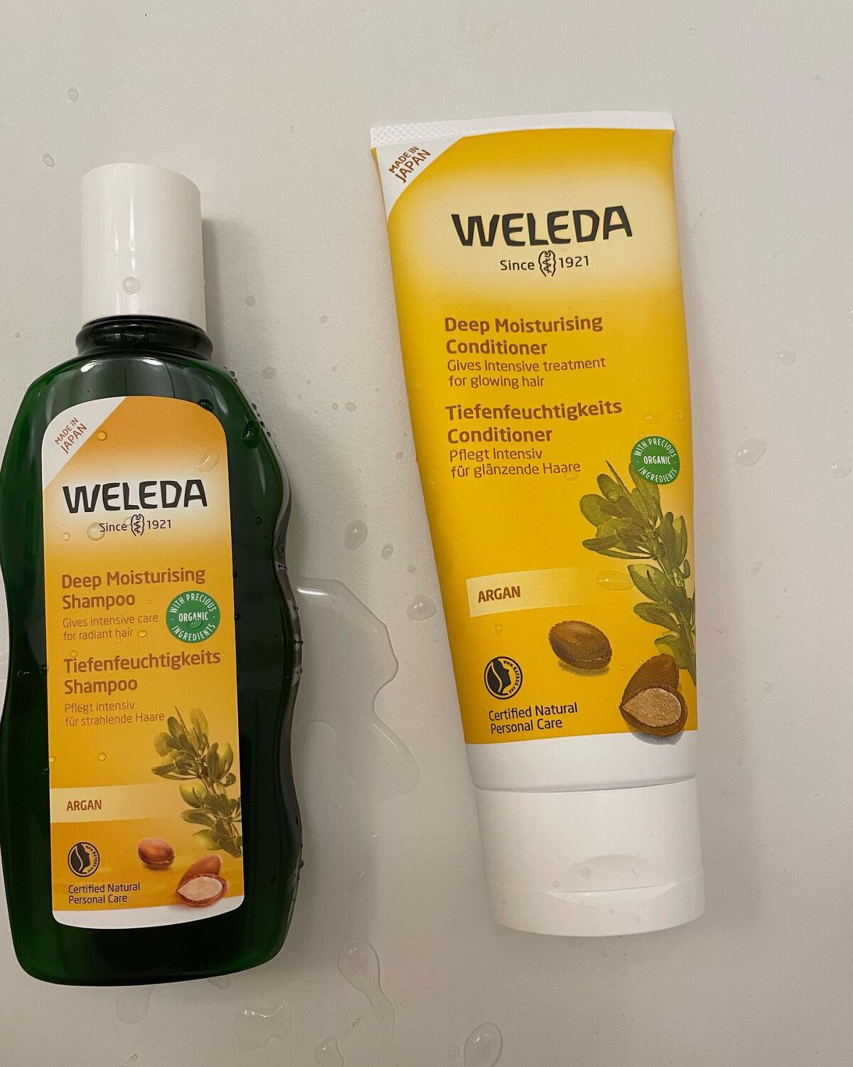 アルガン ヘアシャンプー／ヘアコンディショナー/WELEDA/市販シャンプーを使ったクチコミ（1枚目）