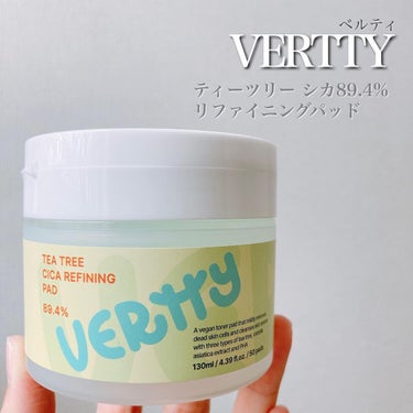 ティーツリー シカ89.4% リファイニングパッド/Vertty/拭き取り化粧水を使ったクチコミ（2枚目）