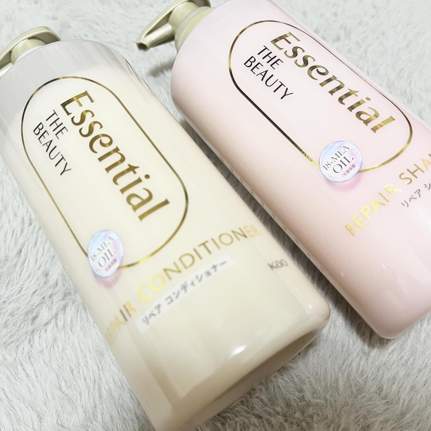 ザビューティ リペアシャンプー・コンディショナー/エッセンシャル/市販シャンプーを使ったクチコミ（1枚目）