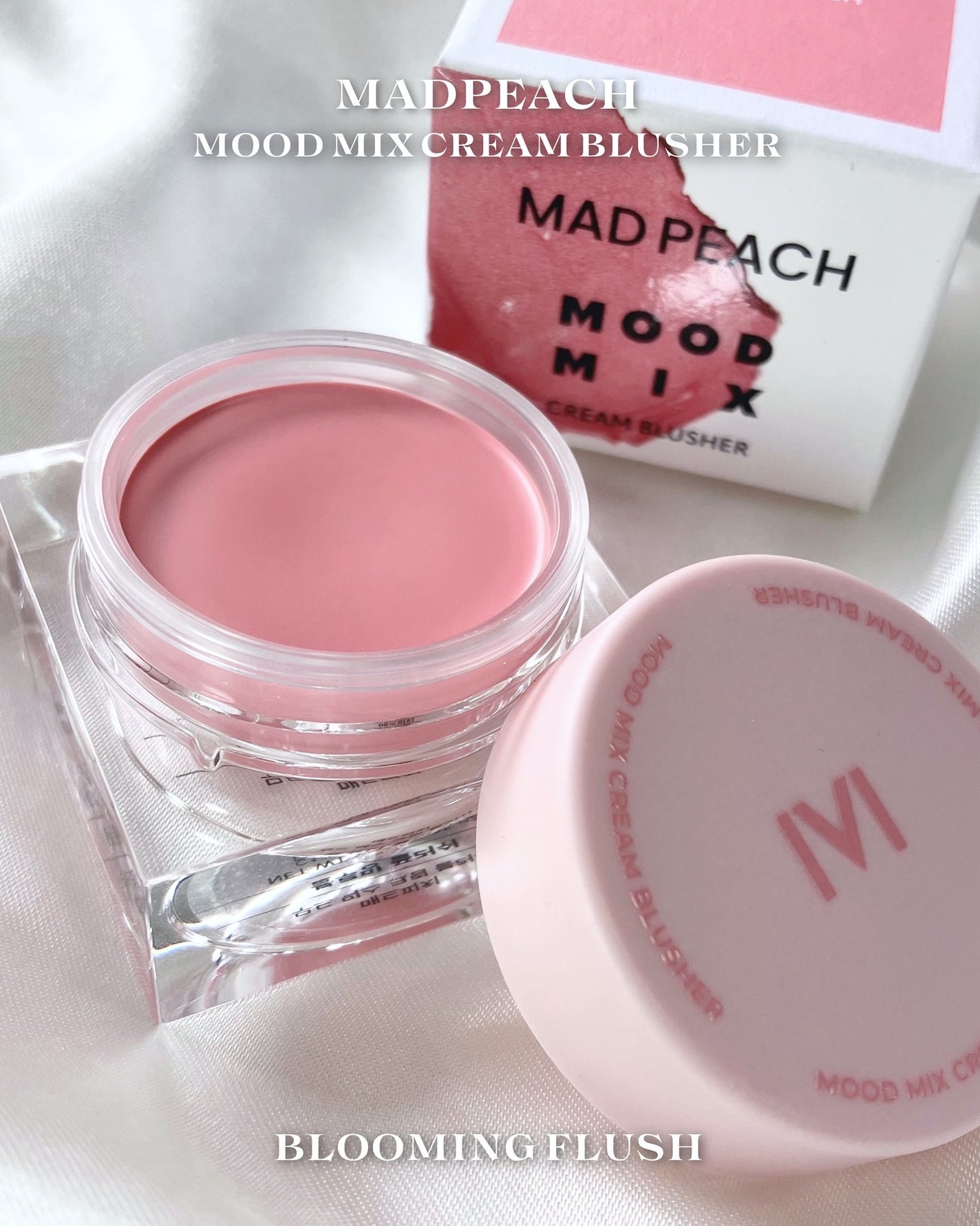 ムードミックスクリームブラッシャー/MAD PEACH/ジェル・クリームチークを使ったクチコミ(4枚目)
