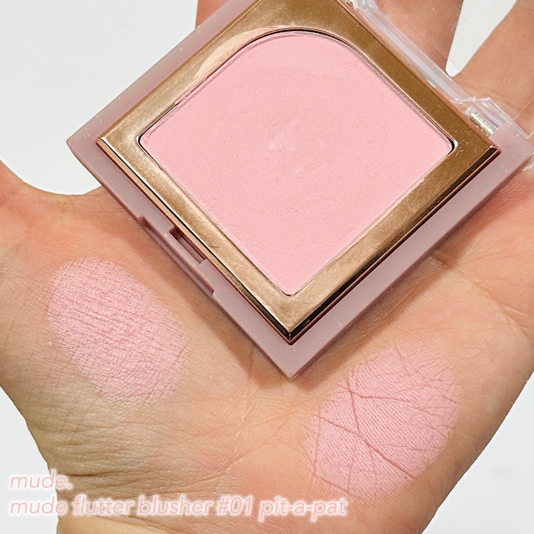 フラッターブラッシャー/mude/パウダーチークを使ったクチコミ(2枚目)
