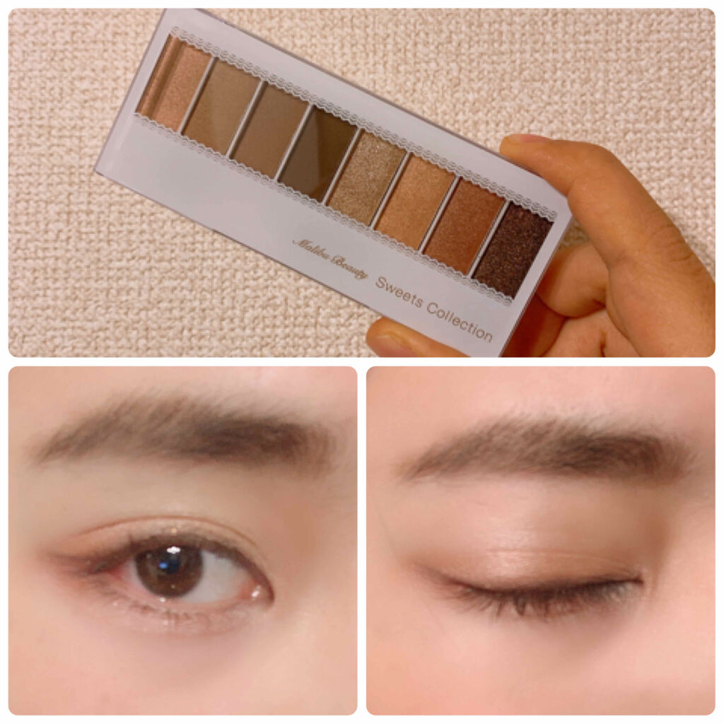 スイーツコレクション/マリブビューティー/アイシャドウパレットを使ったクチコミ（2枚目）