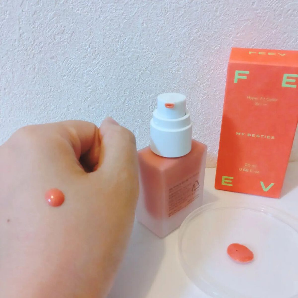 カラーセラム マイベスティーズ/FEEV/リキッドチークを使ったクチコミ（3枚目）