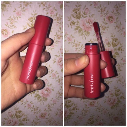 ビビッドコットン インクティント/innisfree/口紅を使ったクチコミ(2枚目)