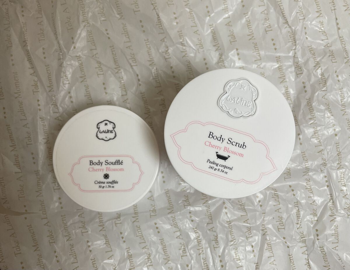 ボディソフレ チェリーブロッサム/Laline/ボディクリームを使ったクチコミ（1枚目）