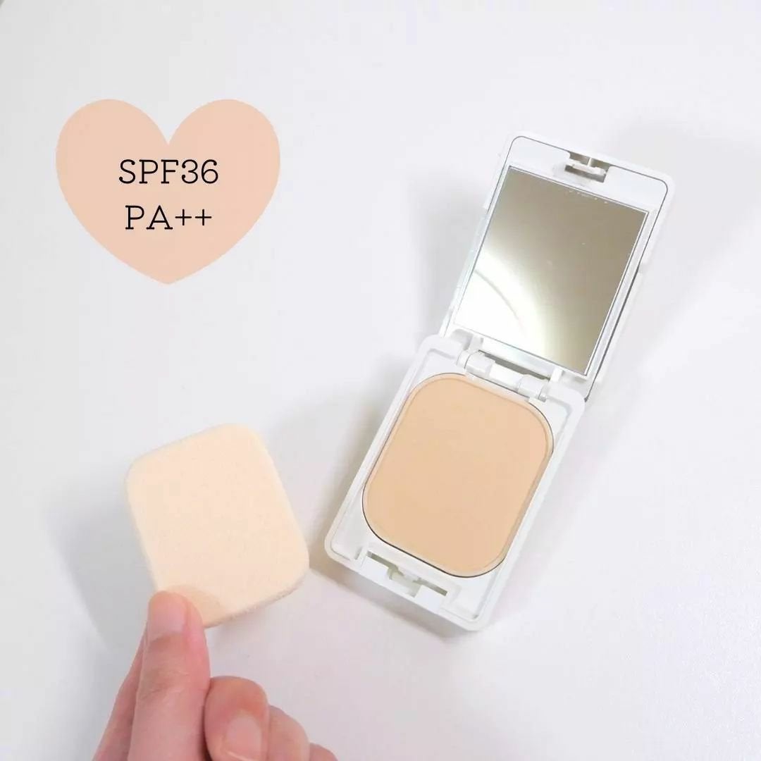 UV パウダー ファンデーション/ちふれ/パウダーファンデーションを使ったクチコミ(4枚目)