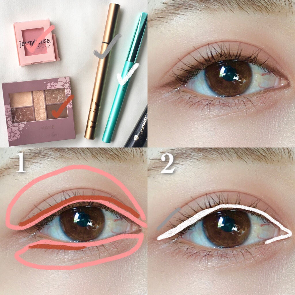 「密着アイライナー」クリームペンシル/デジャヴュ/ペンシルアイライナーを使ったクチコミ(4枚目)