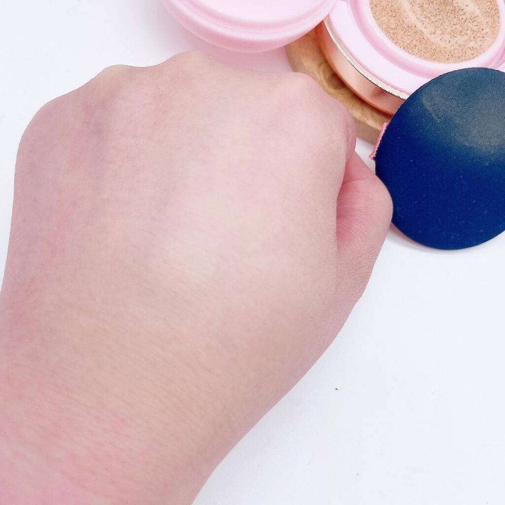 ピンクティーツリーカバークッション/APLIN/クッションファンデーションを使ったクチコミ(7枚目)