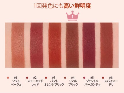 インク エアリー ベルベット スティック/PERIPERA/口紅を使ったクチコミ(2枚目)