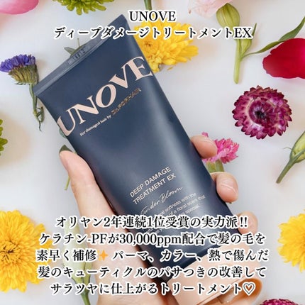 ディープダメージトリートメントEX/UNOVE/洗い流すヘアトリートメントを使ったクチコミ(2枚目)