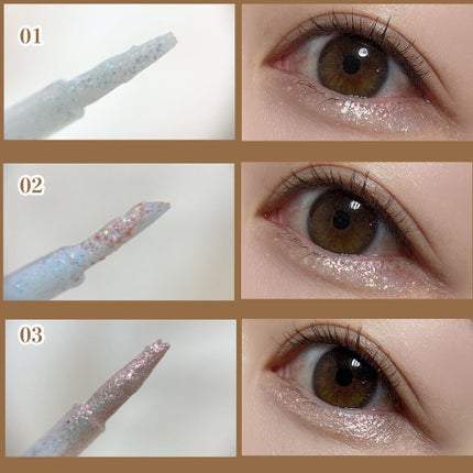 スターリット リキッドグリッター/dasique/メイクアップを使ったクチコミ(6枚目)