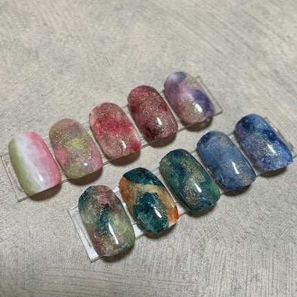 nail artist shoko Inc Oil/ANNUUM/ジェルネイルを使ったクチコミ(3枚目)