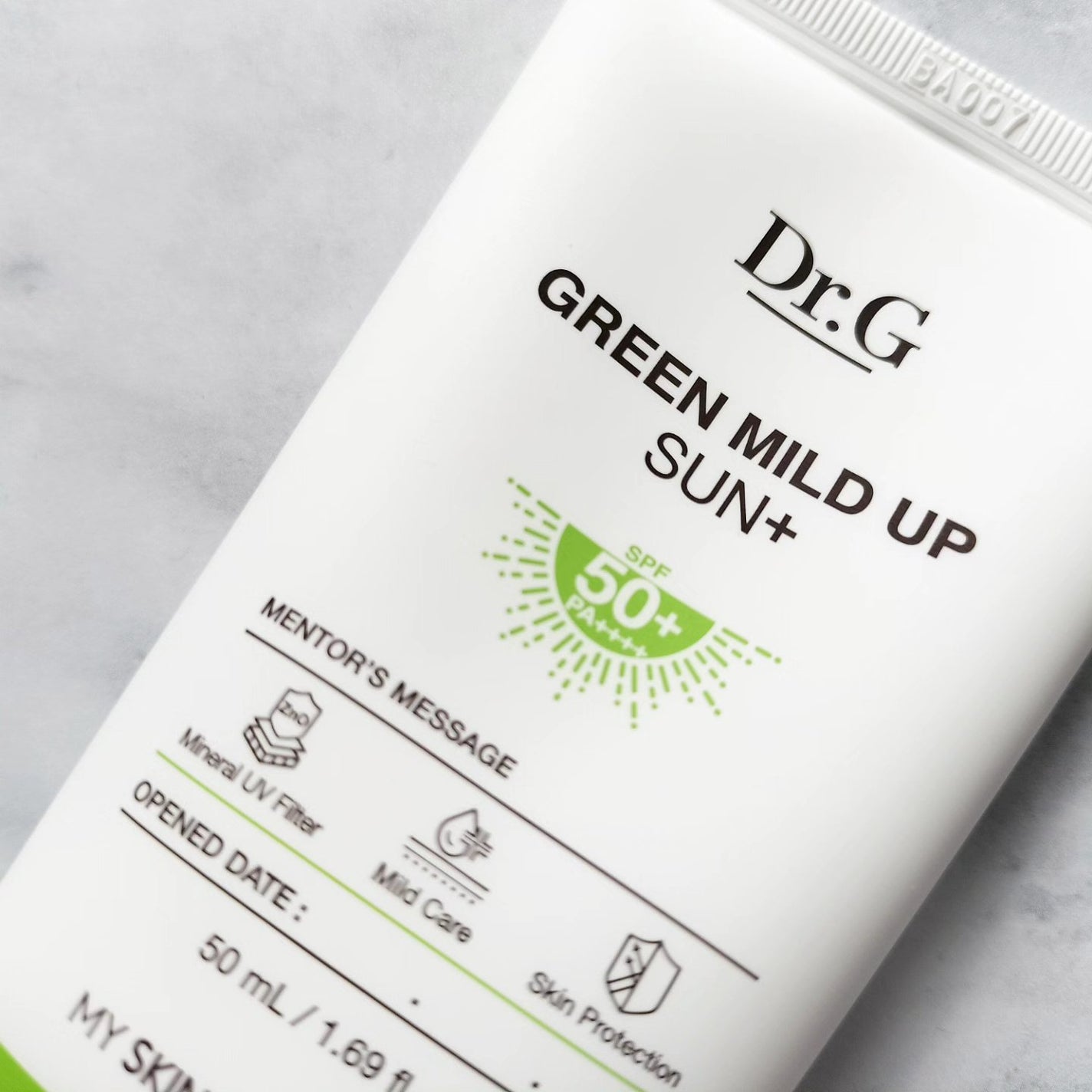 グリーンマイルドアップサンプラス/Dr.G/日焼け止めクリームを使ったクチコミ(2枚目)