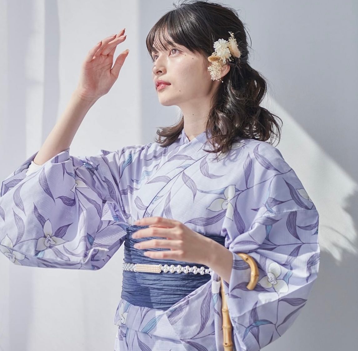 HARUNA on LIPS 「.浴衣撮影のヘアメイクしました✨..いつもお世話になってる@d..」(2枚目)