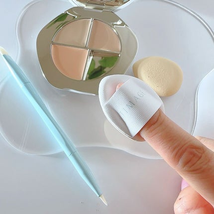 TIMAGE  クリーミーコンシーラーパレット/TIMAGE/パレットコンシーラーを使ったクチコミ(5枚目)