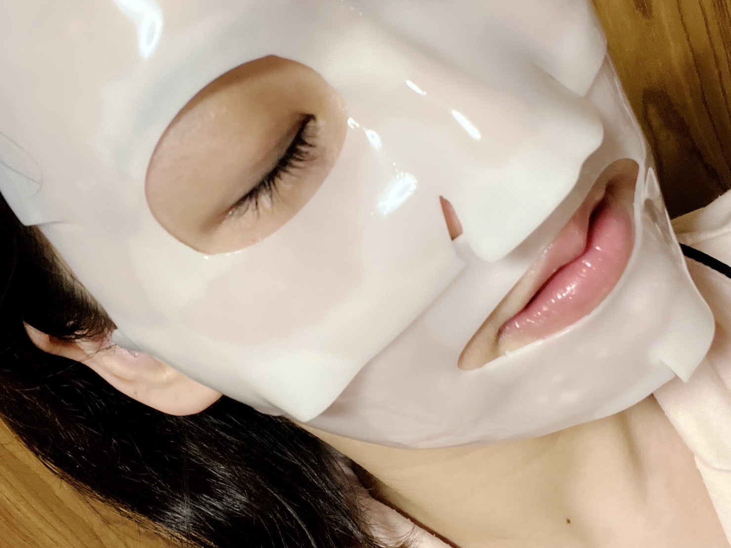 フェイシャル保湿パック 1箱（4シート）/Dermall matrix/シートマスク・パックを使ったクチコミ（3枚目）