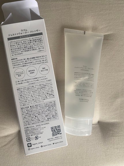ラゴム ジェルトゥウォーター クレンザー(朝用洗顔)/LAGOM /その他洗顔料を使ったクチコミ(4枚目)