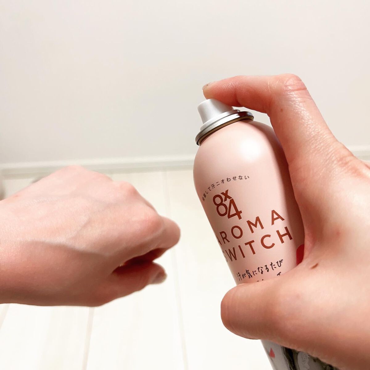 8x4 アロマスイッチ スプレー パリスブーケの香り/8x4/デオドラント・制汗剤を使ったクチコミ(3枚目)