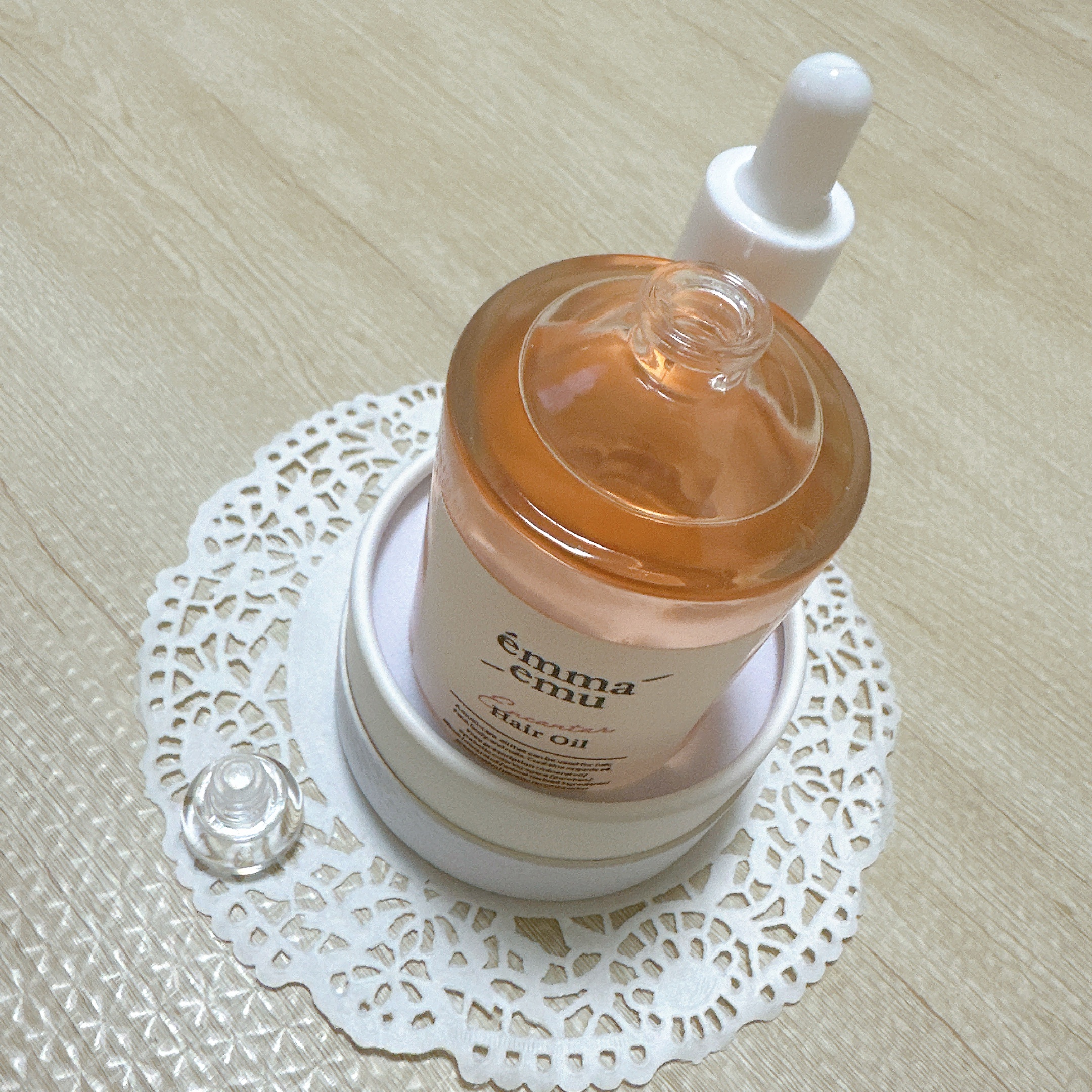 エンカンタールヘアオイル ピオニー＆ムスク/emma emu/ヘアオイルを使ったクチコミ（3枚目）