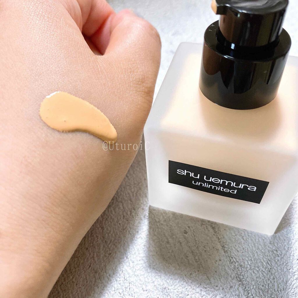 (旧)アンリミテッド ラスティング フルイド/shu uemura/リキッドファンデーションを使ったクチコミ(2枚目)