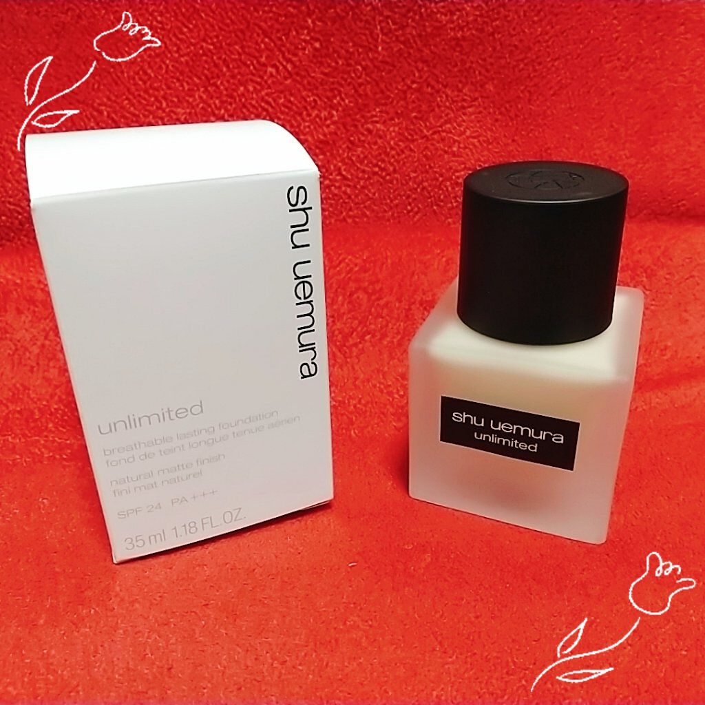 (旧)アンリミテッド ラスティング フルイド/shu uemura/リキッドファンデーションを使ったクチコミ(1枚目)