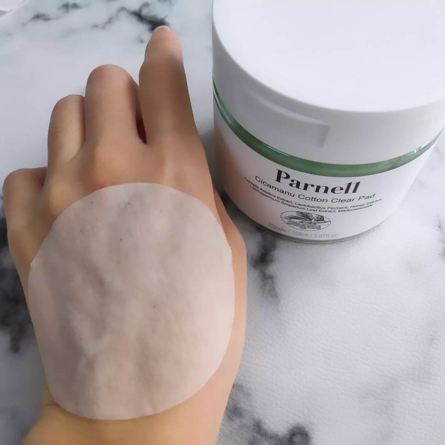 シカマヌ コットンクリアパッド/parnell/トナーパッドを使ったクチコミ(4枚目)