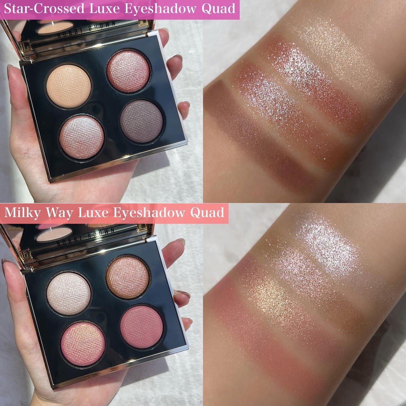 リュクス アイシャドウ クォード グロウ ウィズ ラブ コレクション/BOBBI BROWN/アイシャドウパレットを使ったクチコミ(6枚目)