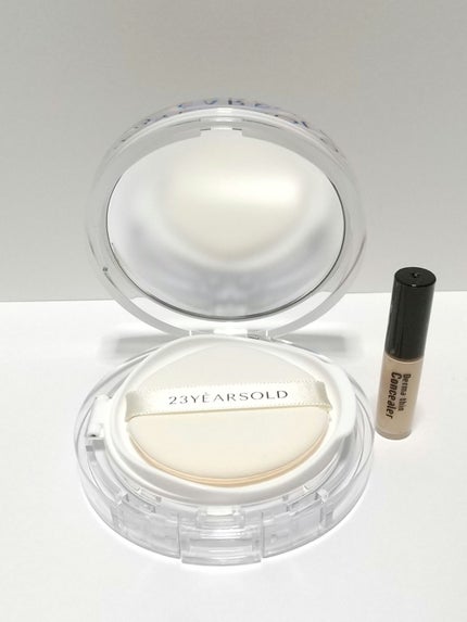 ハートリーフシーンカバークッション/23years old/クッションファンデーションを使ったクチコミ(2枚目)