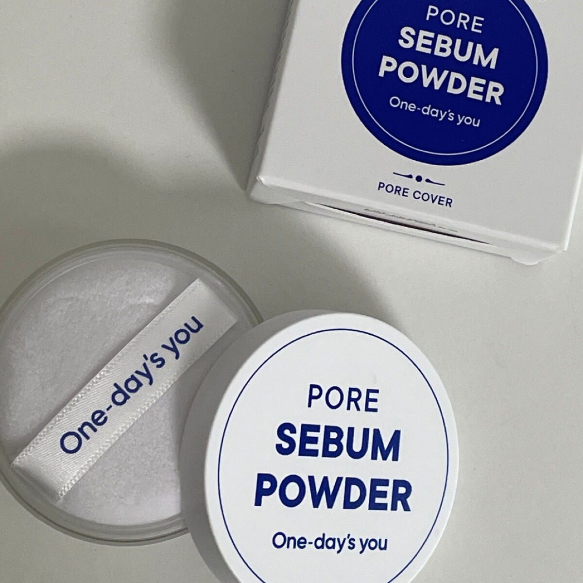 ポアセバムパウダー/One-day's you/ルースパウダーを使ったクチコミ（2枚目）