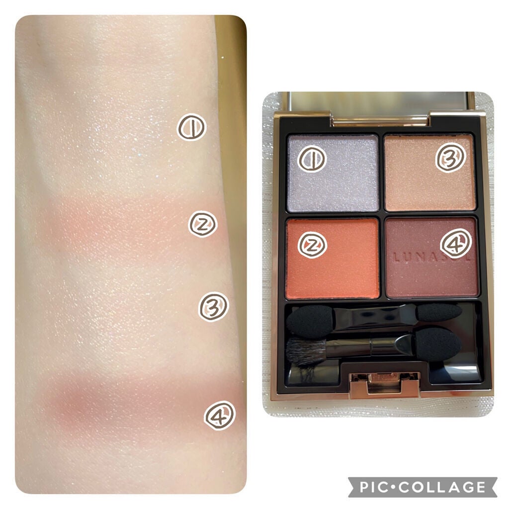 アイカラーレーション/LUNASOL/アイシャドウパレットを使ったクチコミ(3枚目)