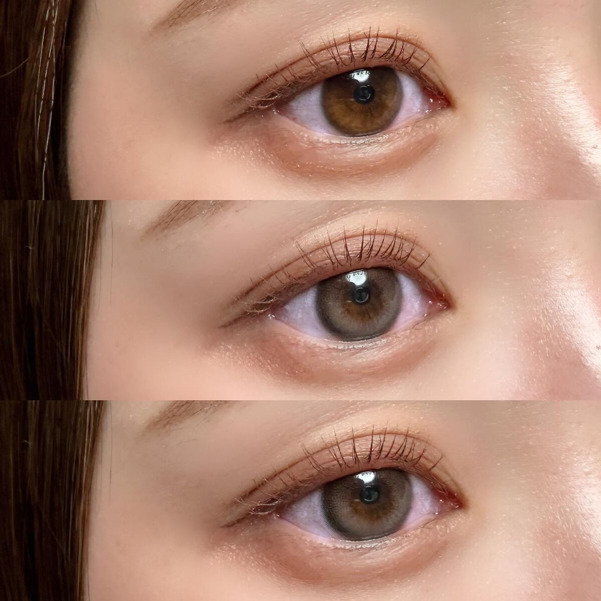 デームードブラウンマンスリー (DAYMOOD BROWN monthly)/OLOLA/1ヶ月(1MONTH)カラコンを使ったクチコミ(7枚目)