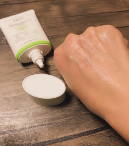 グリーンマイルドアップサンプラス/Dr.G/日焼け止めクリームを使ったクチコミ(4枚目)