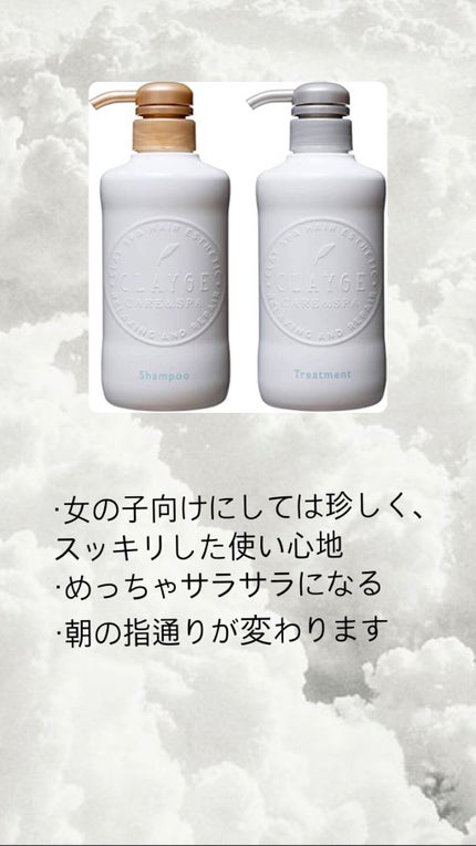 シャンプー/トリートメント SN さらさら/CLAYGE/シャンプー・コンディショナーを使ったクチコミ(4枚目)